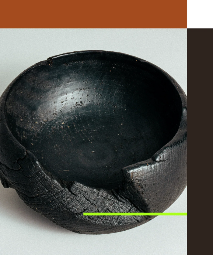 Taça (1) artesanal de Vago, carpintaria tradicional de Beira Alta, Portugal