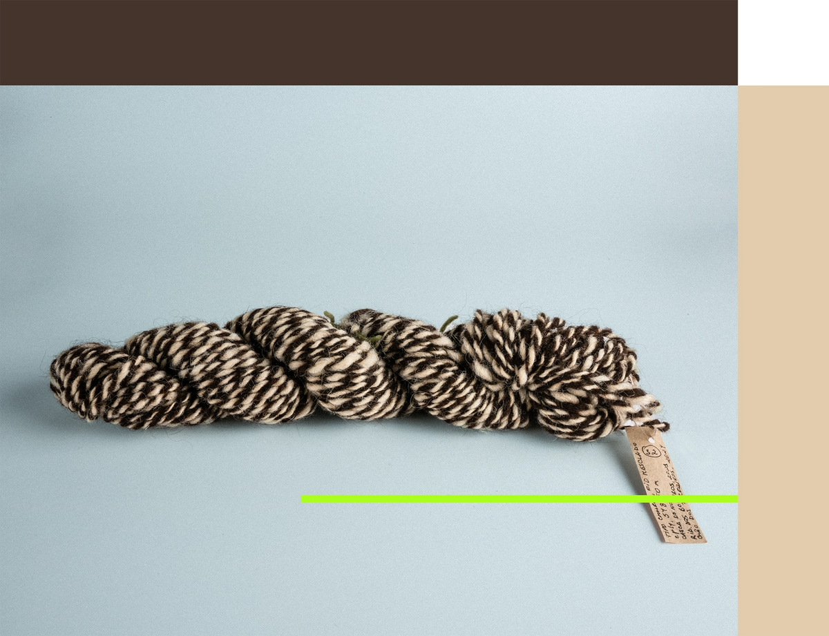 Lã Regional Fiada 100 g, peça artesanal de Enfia o Barrete
