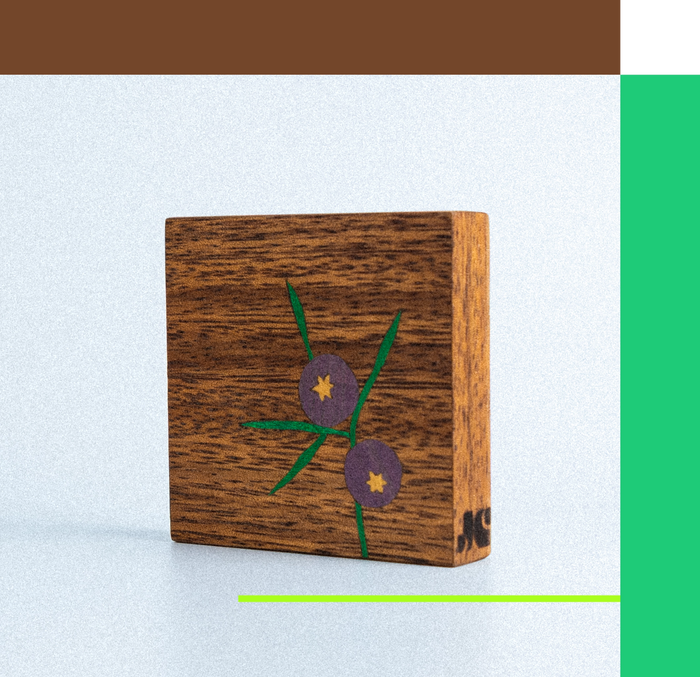Quadro Baga de Zimbro, peça artesanal de Jacky Cavallari