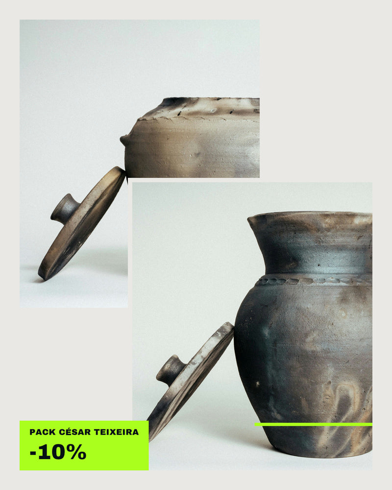 Pack Cozinha de Soenga: caçoila e panela de barro negro