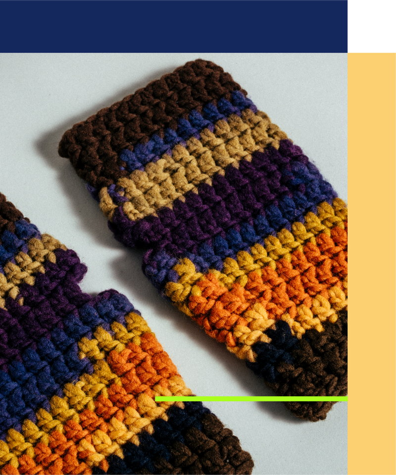 Fingerless Wool Gloves