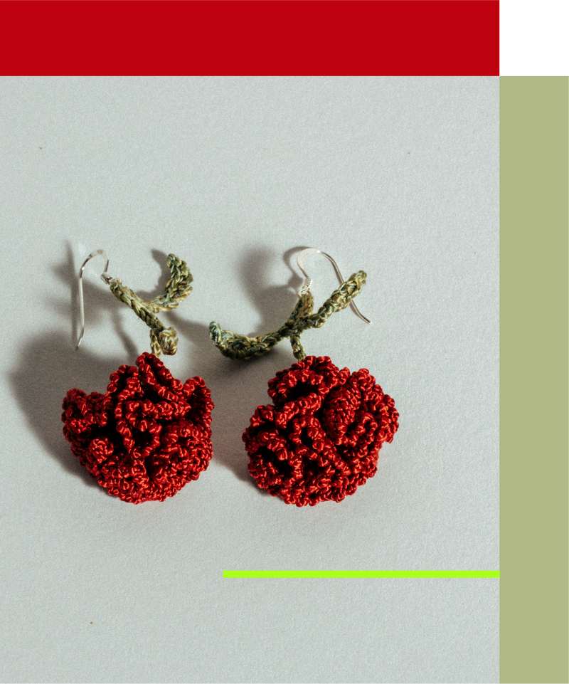 Carnation Earrings