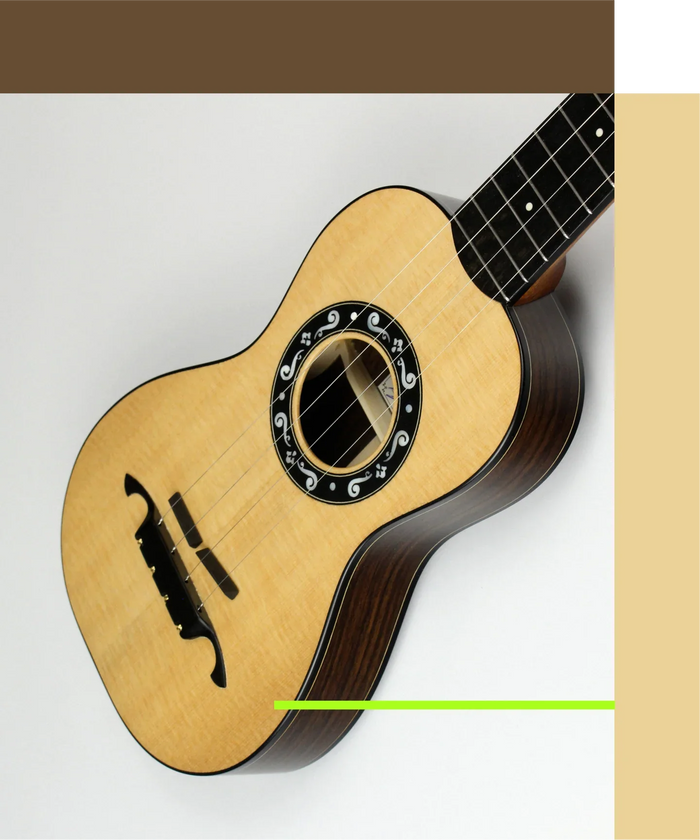 Cavaquinho artesanal de Instrumentos Valente, luteria tradicional de Minho, Portugal