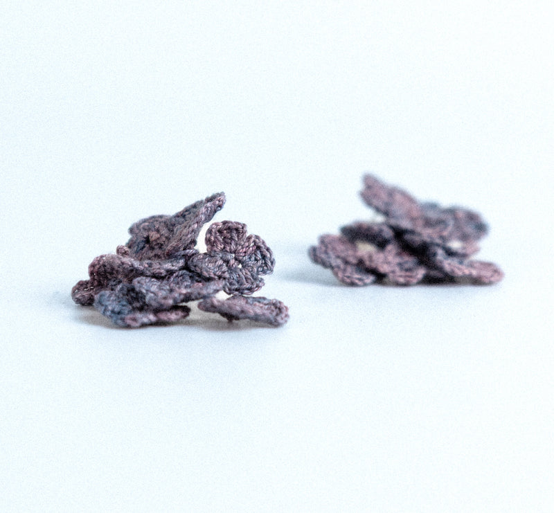 Brincos Hortênsias