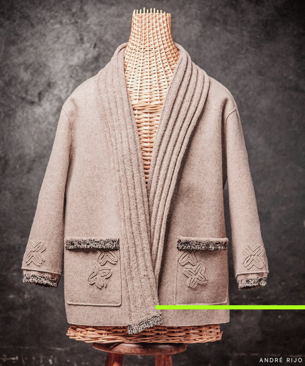 Light Mottled Burel Coat