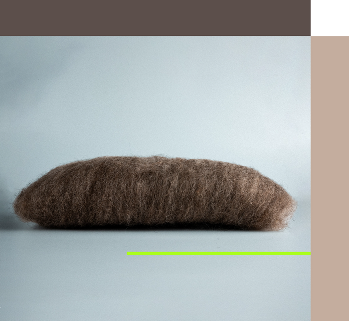 Regionale Kardierte Wolle 100 g