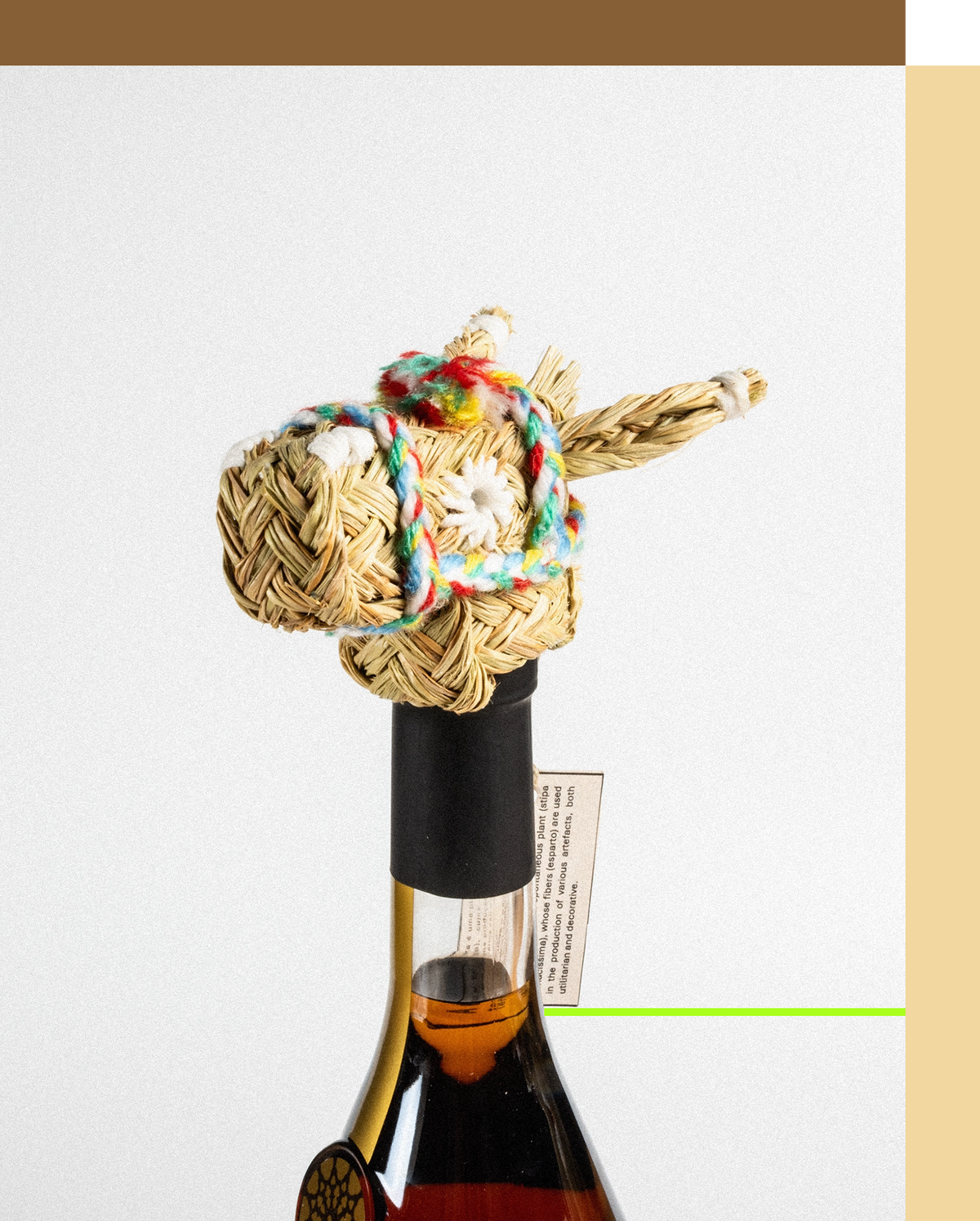 Cabeza de burro para botella