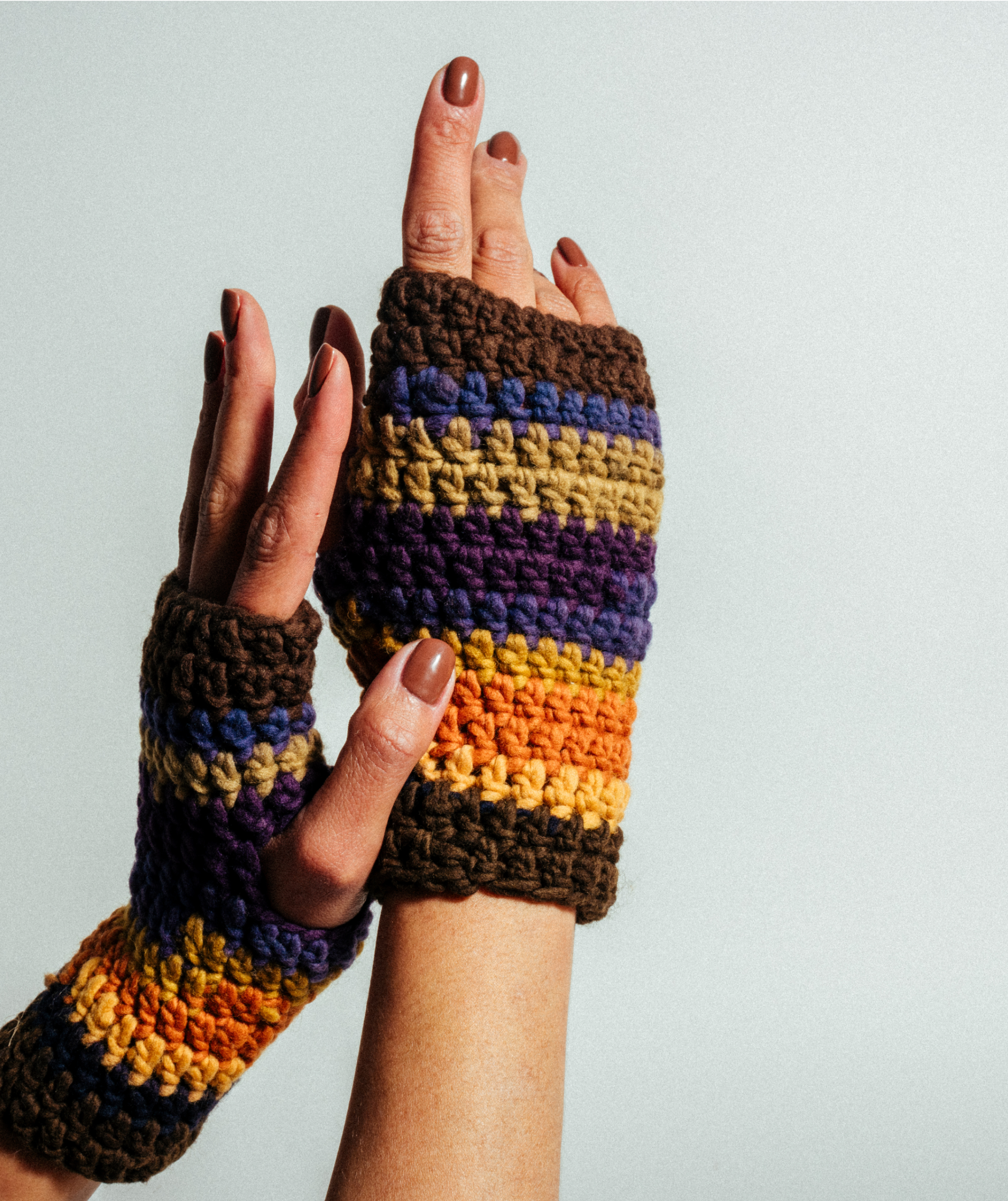 Fingerless Wool Gloves